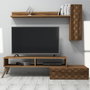Hanah Home Planet Mueble de TV Nogal